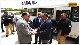 بالصور- رئيس هيئة الأركان المشتركة الباكستانية يزور متحف قناة السويس 