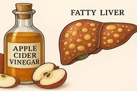 هل خل التفاح يذيب دهون الكبد؟