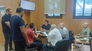 نائب محافظ الدقهلية يتفقد "الخط الساخن" لمتابعة شكاوى المياه (صور)