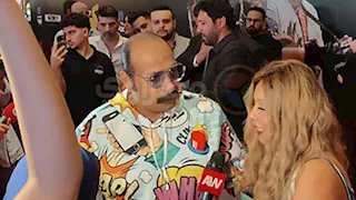 حسن الرداد ومحمد ثروت في العرض الخاص لفيلم "روكي الغلابة"