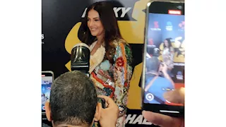 بالصور.. دنيا سمير غانم تصل العرض الخاص لفيلم "روكي الغلابة"