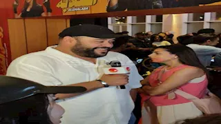 بالصور.. محمد ممدوح يصل العرض الخاص لفيلم "روكي الغلابة"