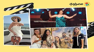 هدى الإتربي بفستان قصير ومي عمر بملابس البحر.. لقطات نجوم الفن خلال 24 ساعة 