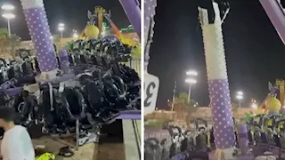 السعودية.. إصابة 23 شخصًا جراء انهيار لعبة في ملاهي الطائف (فيديو)