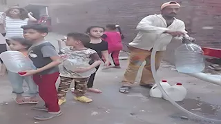 كيف أثر انقطاع المياه والكهرباء 4 أيام على أهالي الجيزة؟ (صور)