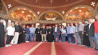 محافظ أسيوط يتفقد دير الأمير تادرس الشطبي ويؤكد دعم السياحة الدينية - صور 