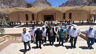 لجنة محلية النواب تشيد بجهود الدولة في صيانة دير سانت كاترين - صور