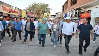 محافظ جنوب سيناء يرافق لجنة "محلية النواب" في جولة ميدانية بدهب - صور