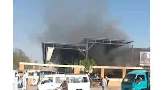 السيطرة على حريق ميكروباص بموقف أقاليم مدينة كوم أمبو بأسوان