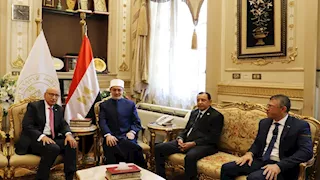 مفتي الجمهورية يهنئ المستشار عاصم الغايش بتوليه رئاسة محكمة النقض | صور