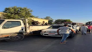 إصابة 10 عمال في انقلاب سيارة ربع نقل على طريق بلبيس بالشرقية (صور)