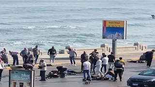 8 مصابين في حادث مروع على كورنيش الإسكندرية.. والدفع بـ 6 سيارات إسعاف- صور