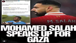 بسبب بيليه فلسطين.. كيف تفاعل العالم مع تغريدة محمد صلاح؟