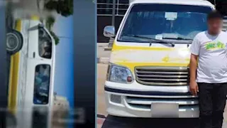 سائق ميكروباص يقطع الطريق ويعرض حياة المواطنين للخطر بالجيزة | فيديو