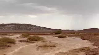 سيول خفيفة بسانت كاترين.. ولجنة لحصر "مياه الخير" (صور)