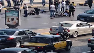 كاميرات المراقبة تكشف لحظة دهس 9 أشخاص بكورنيش الإسكندرية (صور)