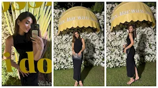 أحدث ظهور لـ ملك زاهر من حفل زفاف صديقتها.. والجمهور يغازلها (صور)