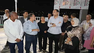 محافظ سوهاج يتفقد مشروعات تطوير الممشى السياحي والميادين العامة  -صور 