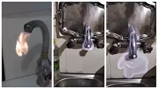 النار تشتعل من الحنفيات.. مياه البحيرة تفسر لغز شرنوب الذي حيّر الأهالي- فيديو وصور