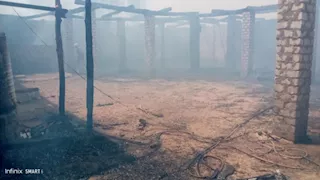 حريق يلتهم 4 منازل بقرية الجبيل في قنا