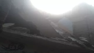 بالصور- أعمال حفر غامضة تتسبب في انهيار منزل وتصدع منازل أخرى بقليوب