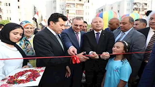 صور.. افتتاح حمام سباحة نصف أولمبي بمركز التنمية الشبابية بالأسمرات