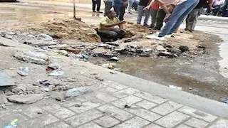 مياه تخرج من باطن الأرض.. تطور جديد في لغز "بلوك 8" بالإسكندرية -صور