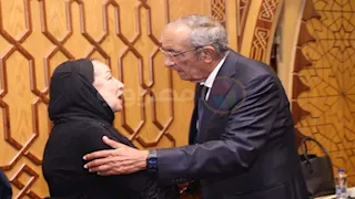 أنس الفقي وزكريا عزمي ونظيف والخطيب في عزاء الدكتور على المصيلحى - (صور)