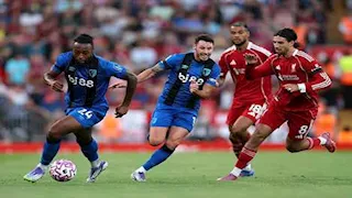 هدف محمد صلاح الأول في الدوري الإنجليزي موسم 2025/2026