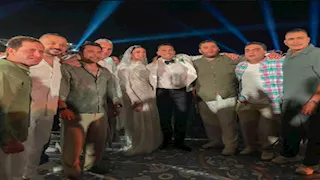 عضو الأهلي ونجوم المنتخب السابقون في زفاف أحمد الجندي (صور)