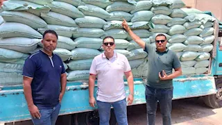 بالصور.. الجيزة: ضبط 38.5 طن دقيق بلدي مدعم قبل بيعها بالسوق السوداء