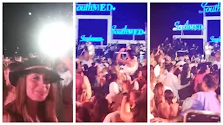 نرمين الفقي ترقص في حفل عمرو دياب بالساحل الشمالي (صور وفيديو)