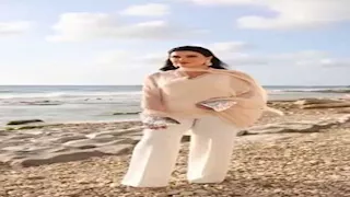 بالصور- جومانا مراد على البحر والجمهور يعلق: "ملكة جمال العالم"