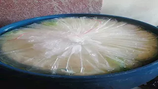 بالصور- ضبط 17 برميل ممبار و2 طن دهون فاسدة في حملة بالقليوبية