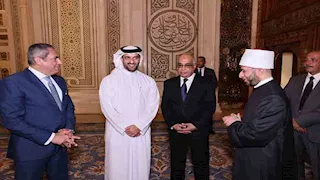 نائب حاكم الشارقة ورئيس مجلس القضاء في زيارة رسمية إلى العاصمة الجديدة