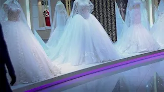 معرض تركى لفساتين الزفاف في القاهرة.. والعائد لأهالي غزة