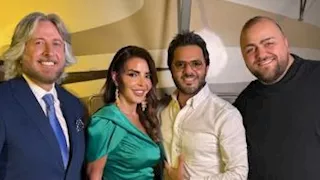 نيشان مع شام الذهبي بكواليس حفل أصالة في بيروت