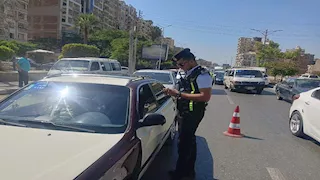 حملة لضبط السائقين متعاطي المخدرات  بالدقهلية (صور)