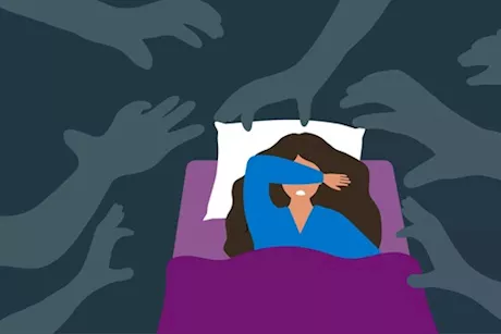 لماذا نشاهد الكوابيس أثناء النوم عندما نكون متعبين؟ "فيديوجرافيك"