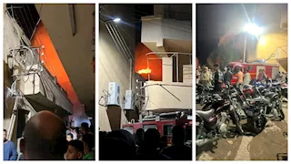 حريق هائل بالأقصر يلتهم منزلين ويصيب 6 أشخاص (صور)