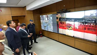 محاكاة عملية بالدقهلية لتأمين مقار انتخابات مجلس الشيوخ (صور)