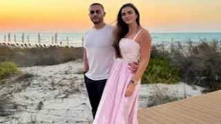 10 صور رومانسية لـ زين قطامي وسيليو صعب من شهر عسل