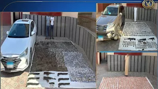 ضربة موجعة لتجار السموم.. إحباط تهريب مخدرات وأسلحة بـ350 مليون جنيه في مطروح