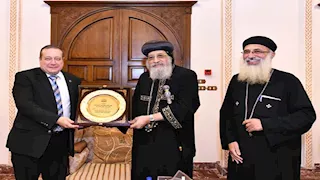 قداسة البابا يلتقي مجلس إدارة الهيئة القومية لضمان جودة التعليم