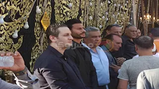 نجوم الأهلي يشاركون في عزاء والد الشناوي بكفر الشيخ (فيديو وصور)