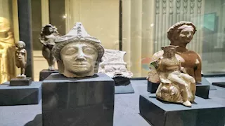 افتتاح معرض "آثار المدينة الغارقة" بالمتحف القومي (صور)