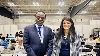 بمؤتمر طوكيو.. وزيرة التخطيط تناقش فُرص التعاون المشترك مع رئيس جامعة الأمم المتحدة