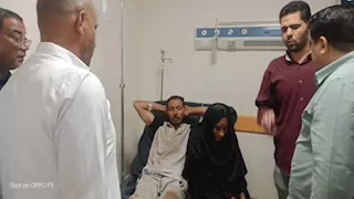 خروج مصابي حادث انهيار عقار طهطا بعد تماثلهم للشفاء بسوهاج (صور)