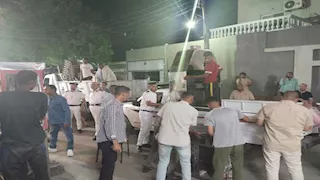 حملات موسعة بأسوان.. رفع 1025 إشغال وتشميع 30 مقهى مخالف (صور)