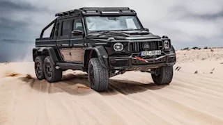 برابوس تحول مرسيدس الفئة G لوحش بست عجلات